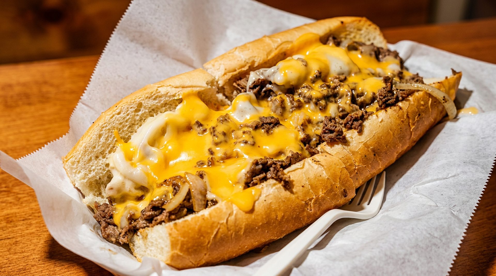 Forty years. One cheesesteak.