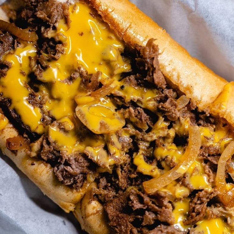 Delicious Chicken Cheesesteak Awaits
