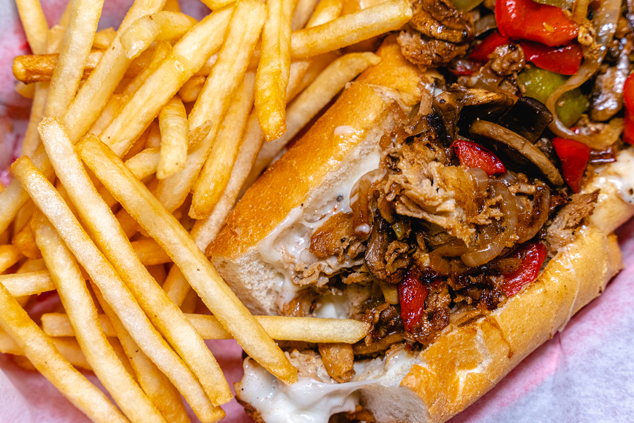 Cheesesteak and Fries